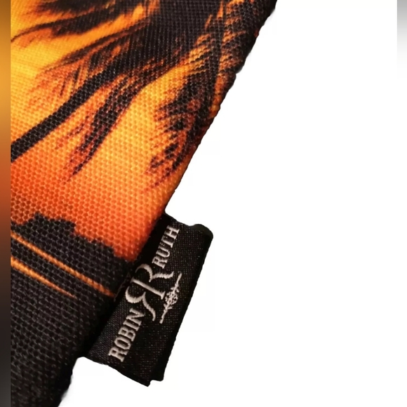 NWT Robin Ruth Bahamas Crossbody Bag/Coin Pouch Zippered Canvas Cotton 2Pc - Picture 4 of 9